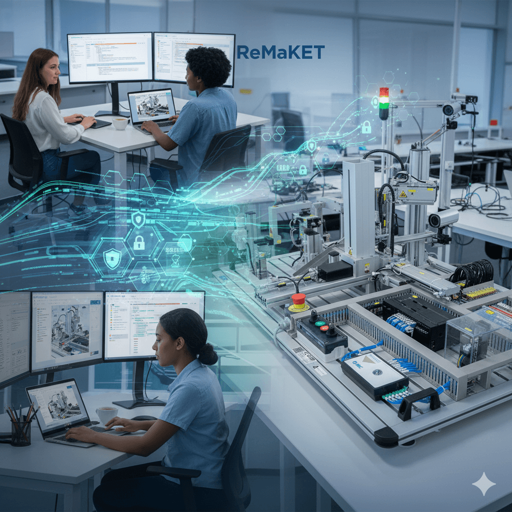 ReMaKET: un laboratorio remoto impulsado por nuestro profesorado de ciberseguridad para democratizar la FP industrial - CIFP Ciudad Jardin LHII