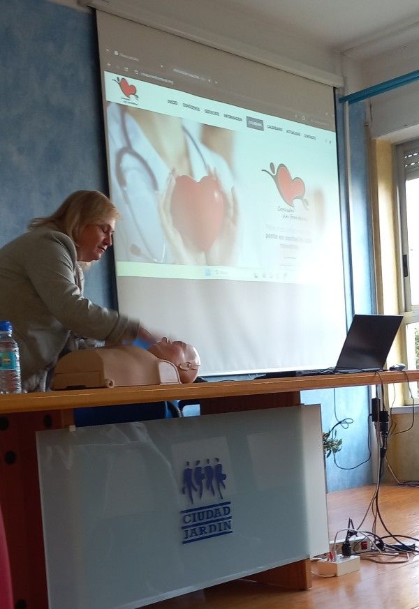 BBB Lehen Sorospenei eta gaixotasun kardiobaskularrei aurre hartzeari buruzko hitzaldia - CIFP Ciudad Jardin LHII